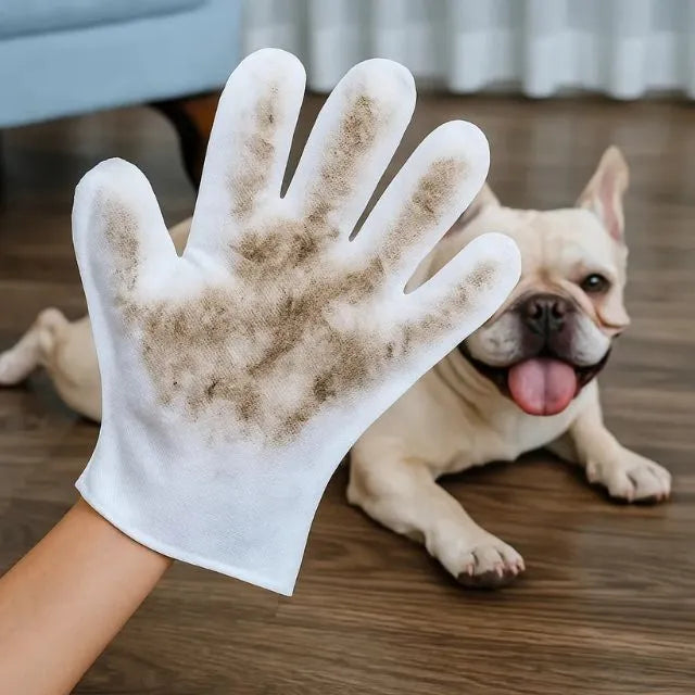 LUVA UMEDECIDA BANHO A SECO PARA CÃES E GATOS – A PARTIR DE 2 PACOTES