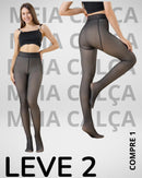 KIT MEIA CALÇA FORRADA TRANSLÚCIDA (COMPRE 1 LEVE 2)